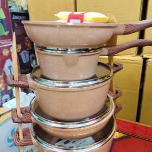 Kiam Die Casting 9Pcs Cooking Set Aluminium