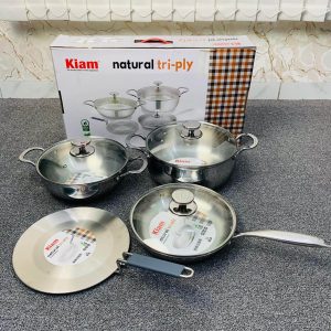Kiam 7Pcs Stainless Steel Cooking Set