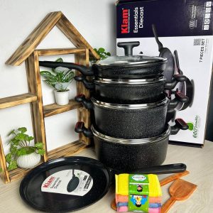 Kiam Essentials Die Casting 9 Pcs Cooking Set